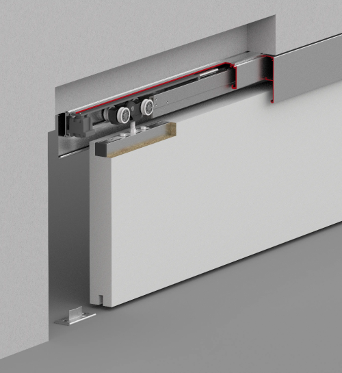 DOORSLIDE 3080 - 80 KG PUSH OPEN ÇİFT YÖNE SFT SÜRME KAPI SİSTEMİ