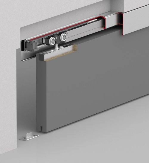 DOORSLIDE 3085 - 80 KG PUSH OPEN ÇİFT YÖNE SFT SÜRME KAPI SİSTEMİ