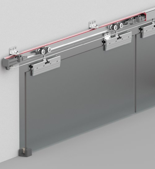 DOORSYNC 9937 - HALATLI SÜRME CAM KAPI SİSTEMİ