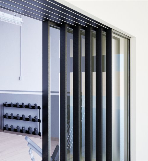 MULTIDOOR 600 - ALU.TELESKOPİK SÜRME SİSTEM - 2+1 KAPI