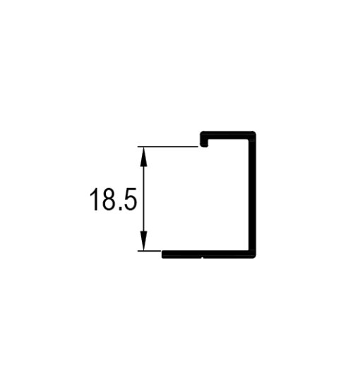 M50 1420 - E-ALUM.PROF - 1000 MM - PARLAK