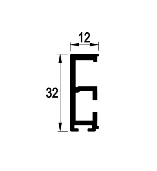 M50 1500 - E-ALUM.PROF - 1000 MM - M.ELOKSAL